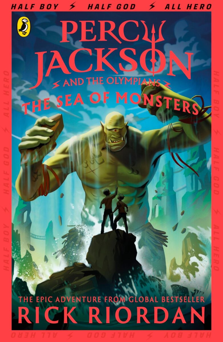 Percy Jackson and the sea of monsters – cover