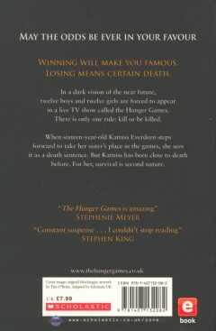 The hunger games – achterflap