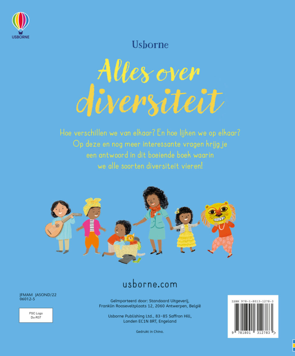 Alles over diversiteit – achterflap