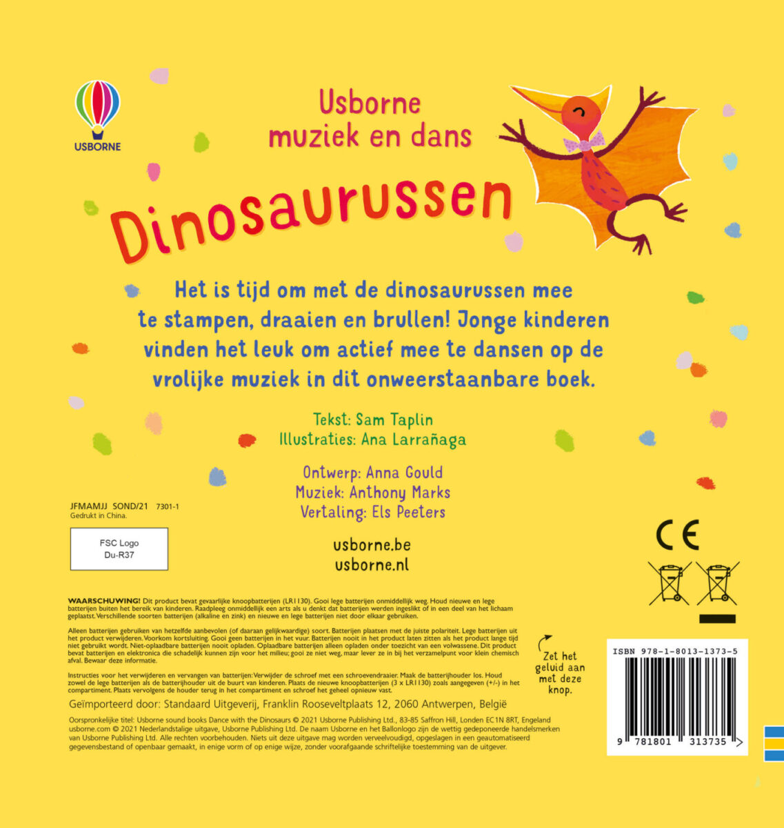 Dinosaurussen – achterflap