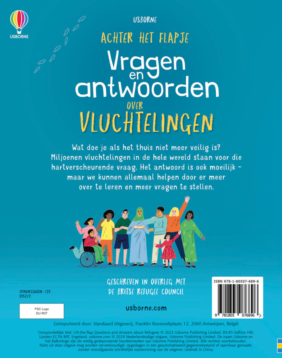 Vragen en antwoorden over vluchtelingen – achterflap