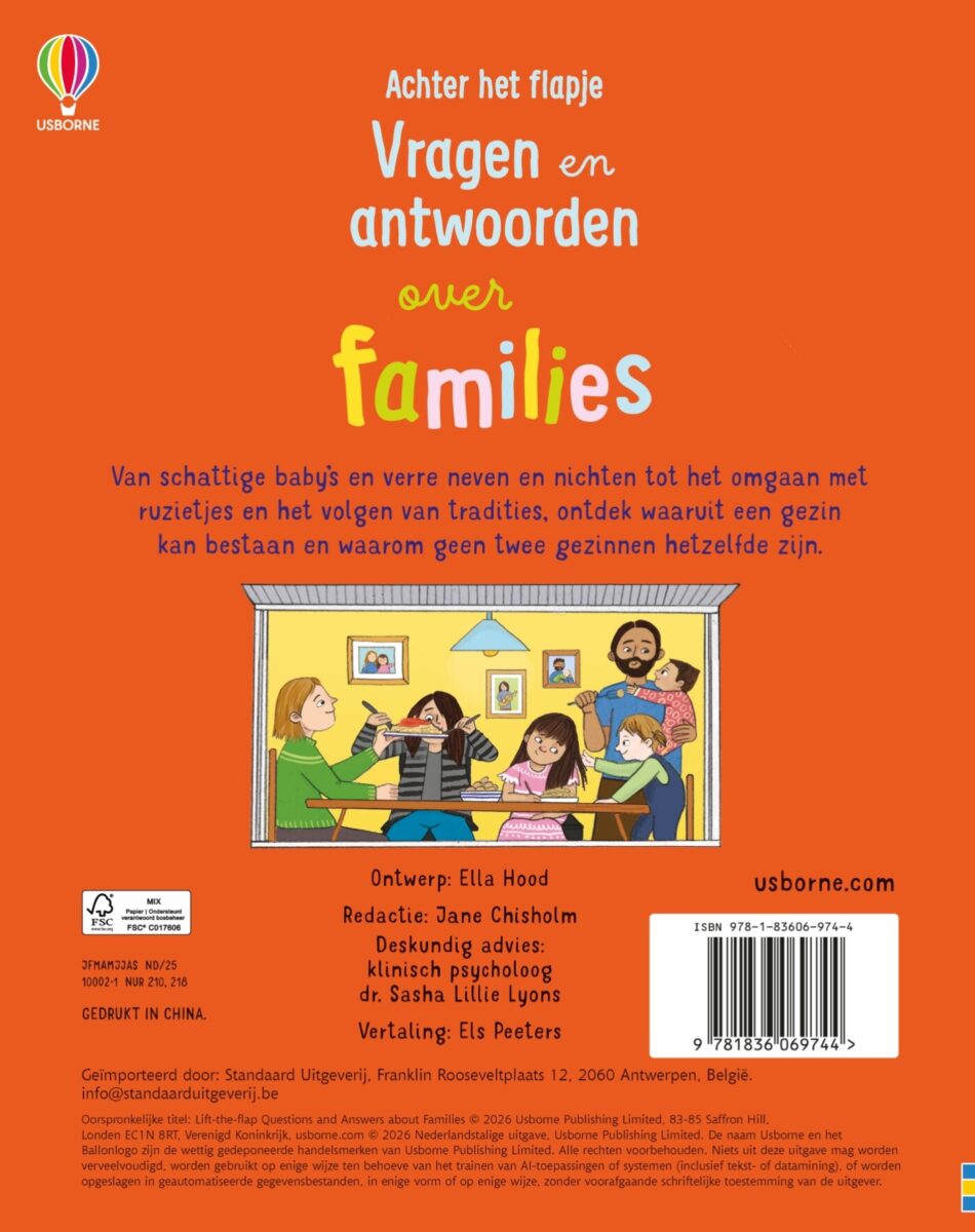 Vragen en antwoorden over families – achterflap