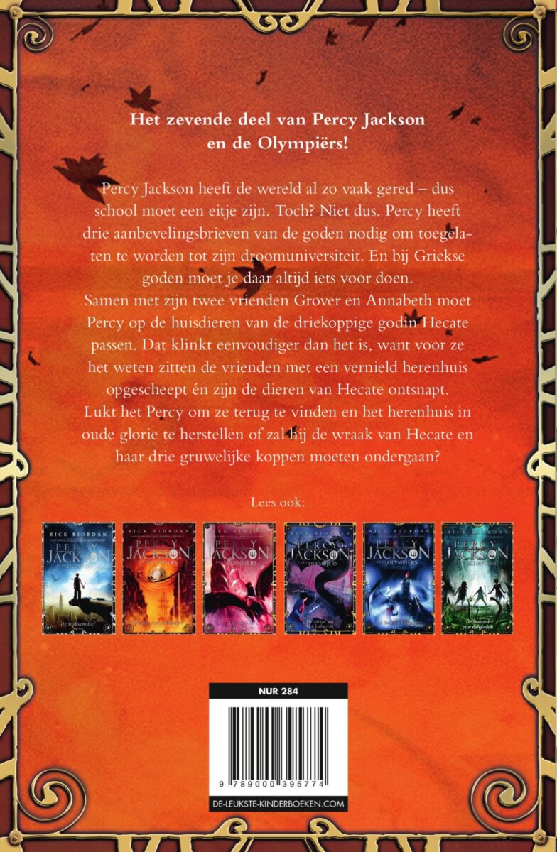 De wraak van Hecate – achterflap
