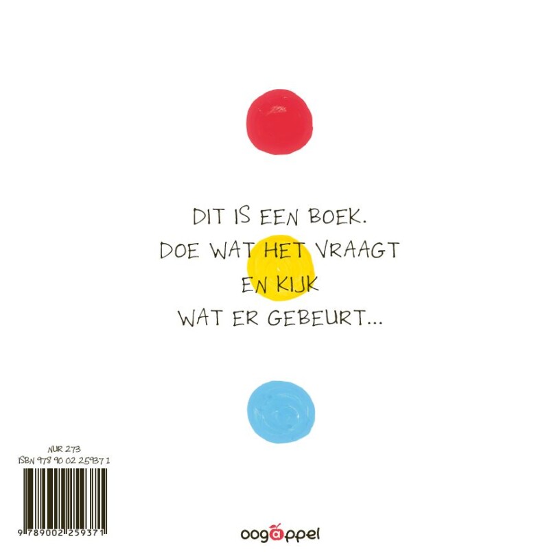 Een boek – achterflap