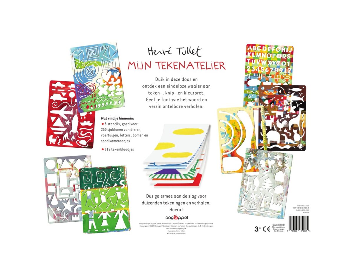 Mijn tekenatelier – achterflap