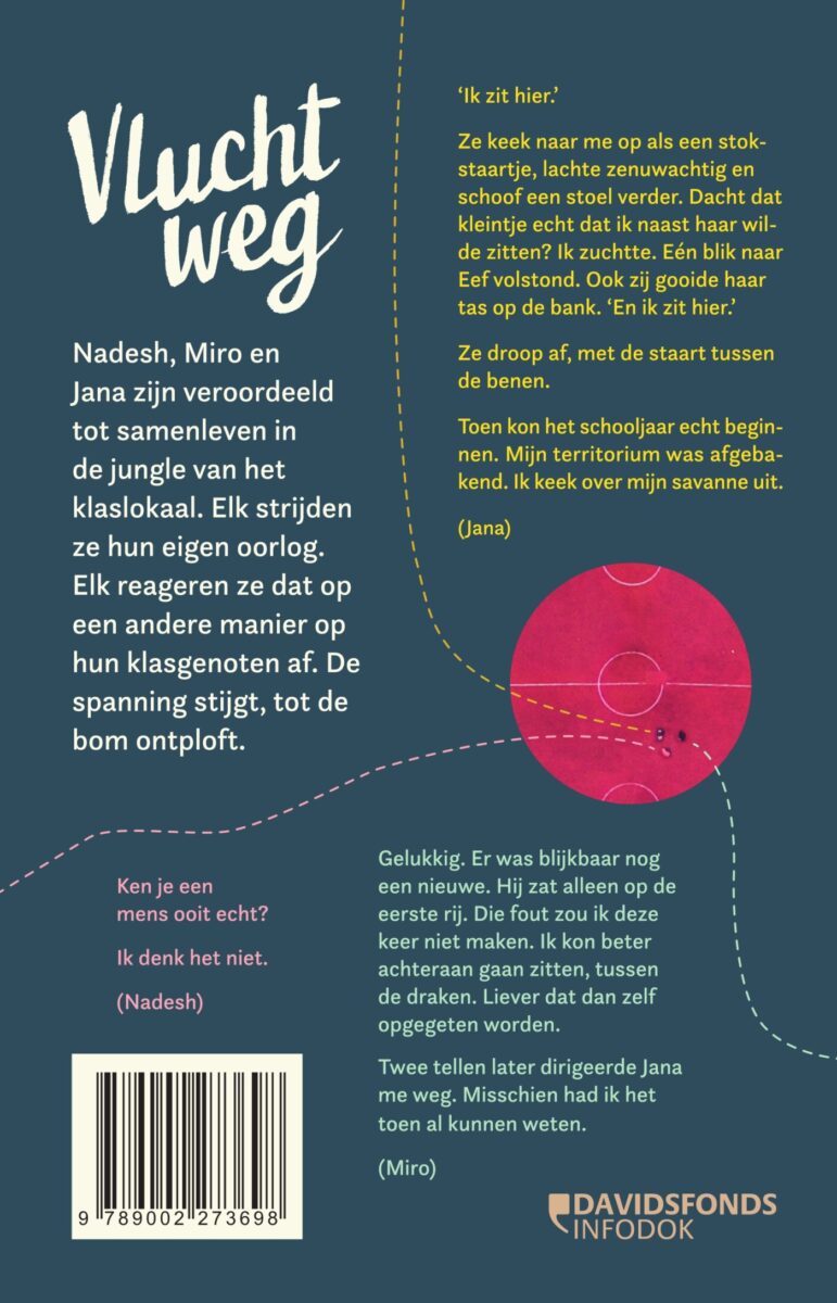 Vluchtweg – achterflap