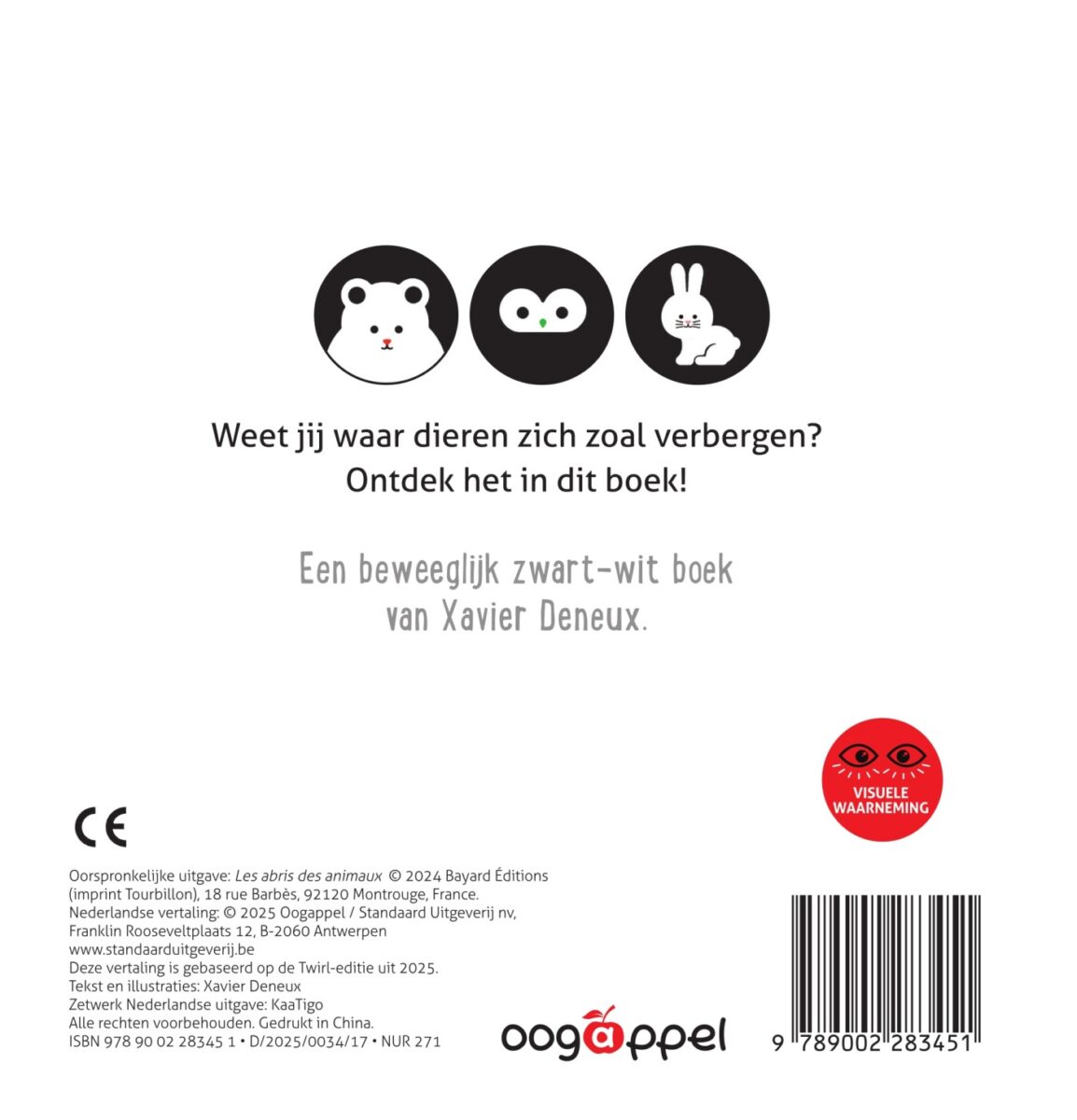 Mijn huis – achterflap