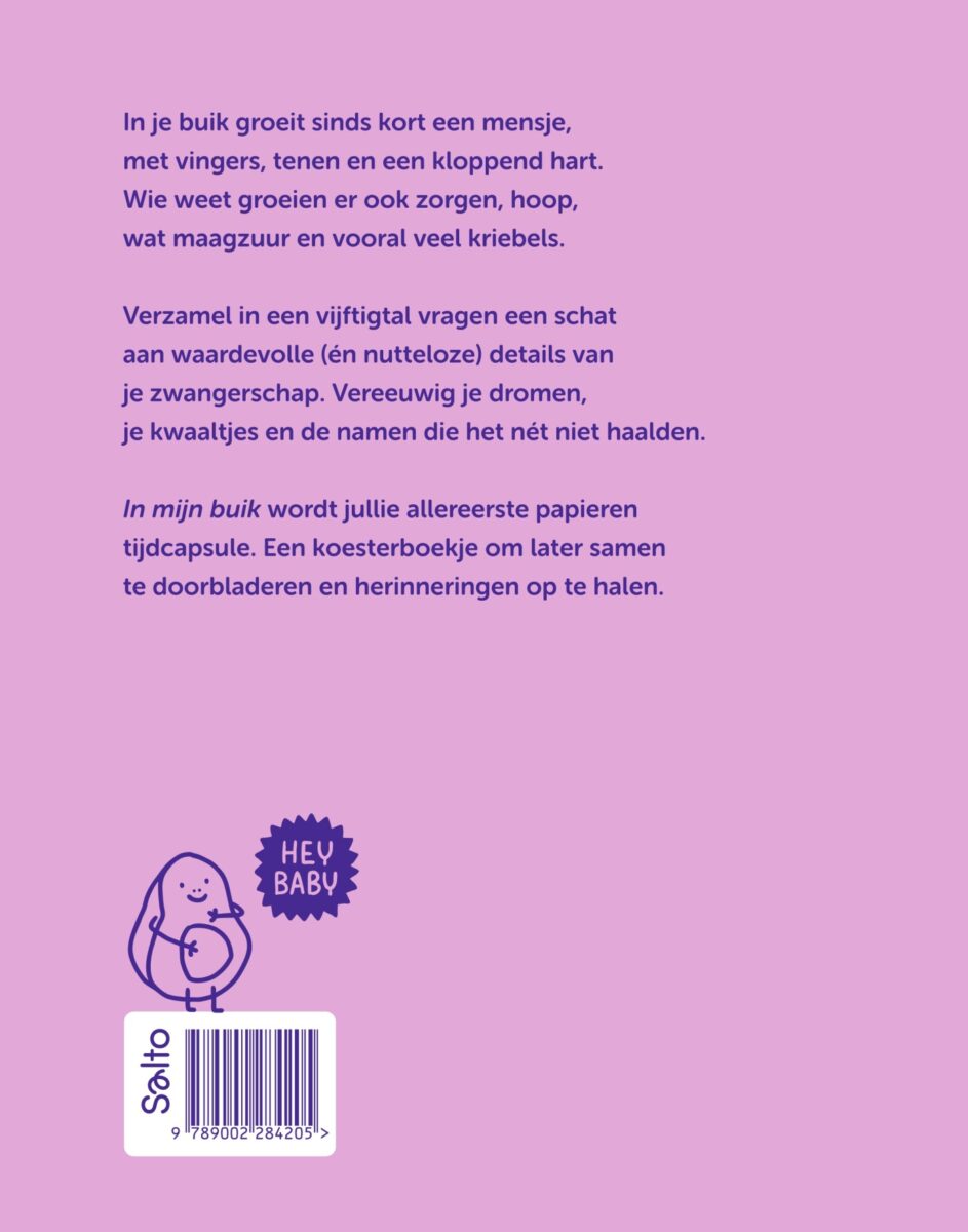 Hey baby – In mijn buik – achterflap
