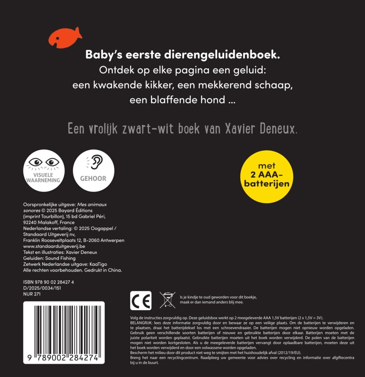 Dierengeluiden – achterflap