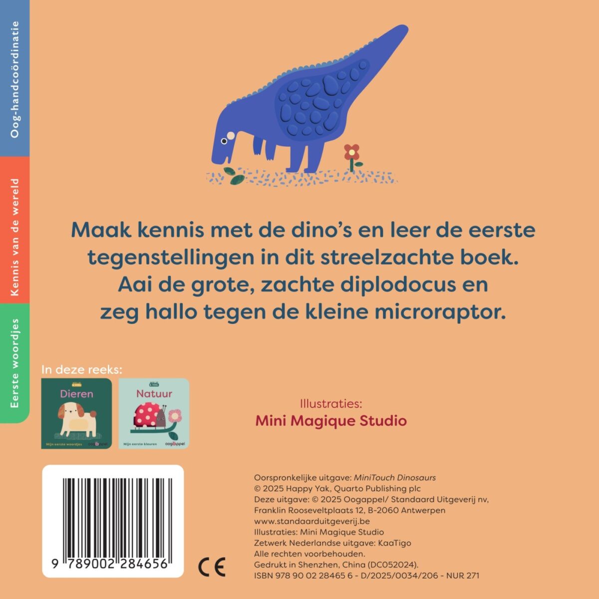 Wrijf & voel: Dino’s – achterflap