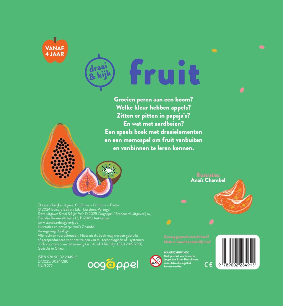Fruit – achterflap