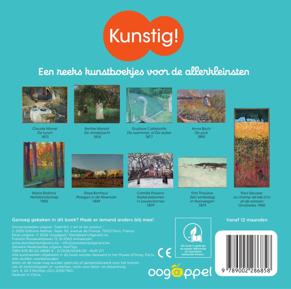 Seizoenen – achterflap