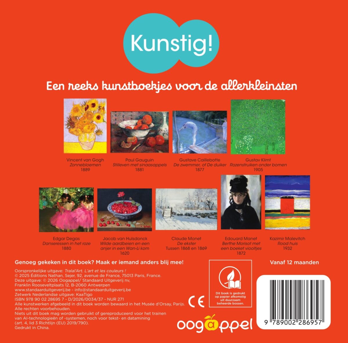 Kleuren β achterflap