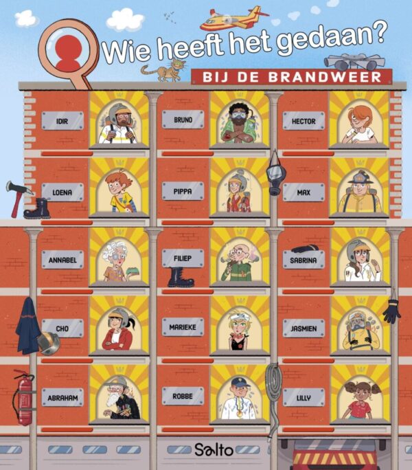 Bij de brandweer – cover