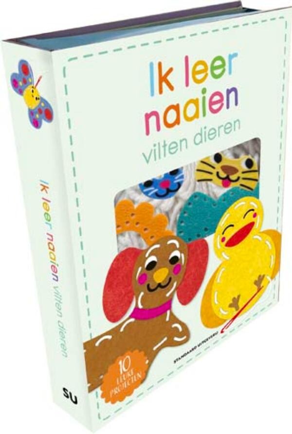 Ik leer naaien: vilten dieren – cover