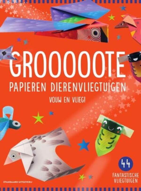 Grooooote papieren dierenvliegtuigen – cover