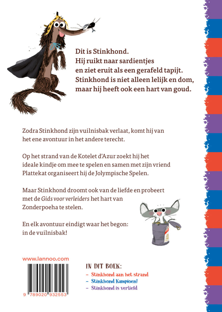De tweede dikke Stinkhond – achterflap