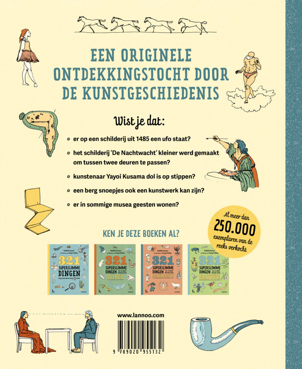 321 superslimme dingen die je moet weten over kunst – achterflap