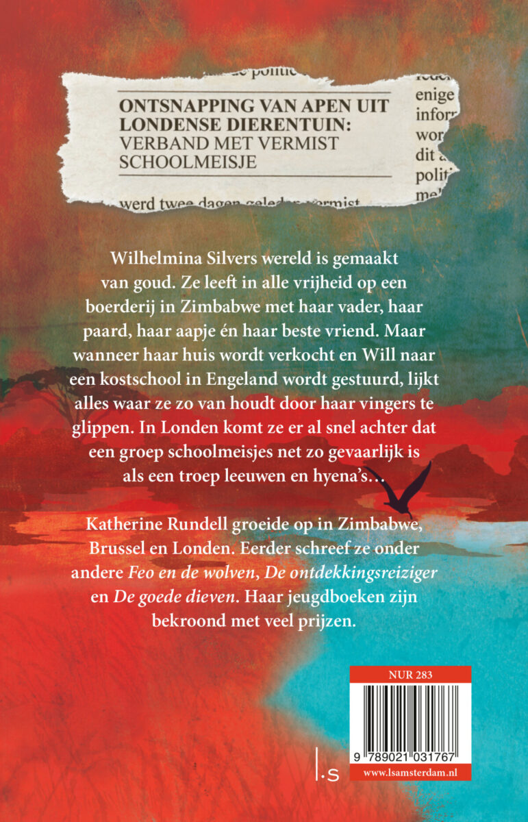 Het wilde meisje β achterflap