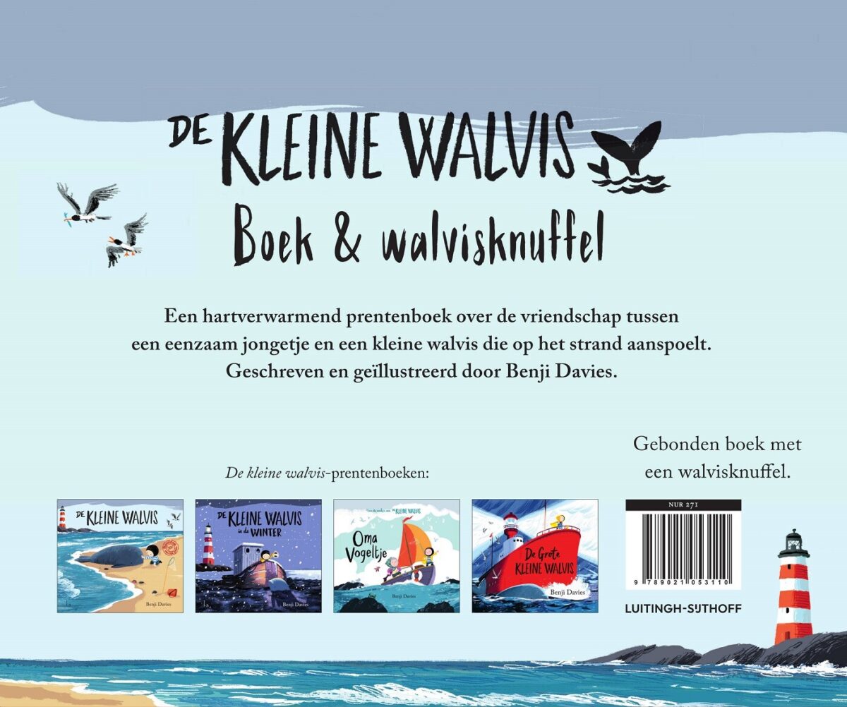De kleine walvis – achterflap