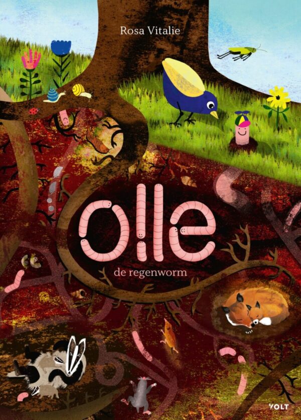 Olle de regenworm – cover