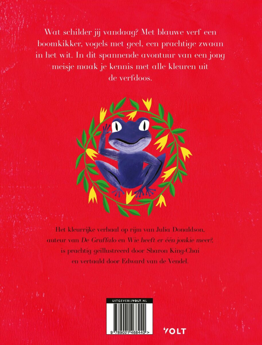 Kleuren, kleuren, overal kleuren – achterflap