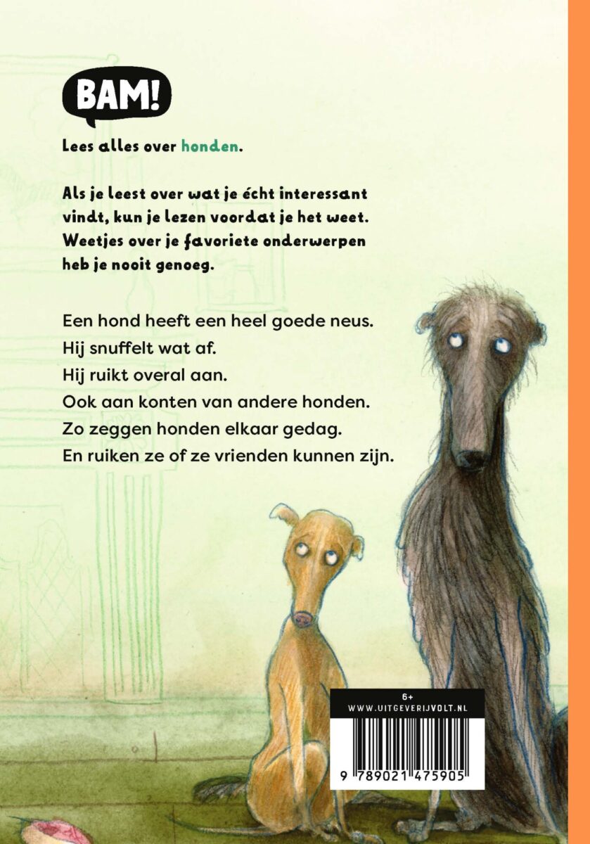 De kont van een hond – achterflap