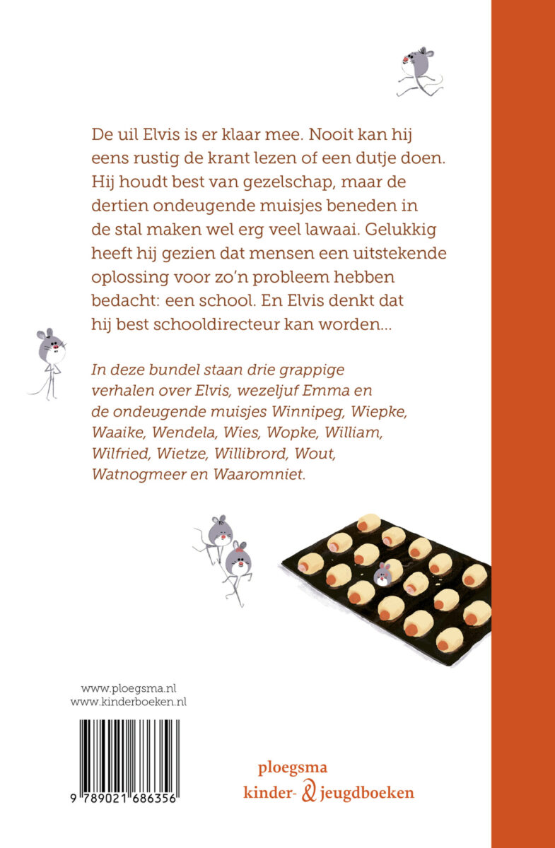 De muizenschool – achterflap