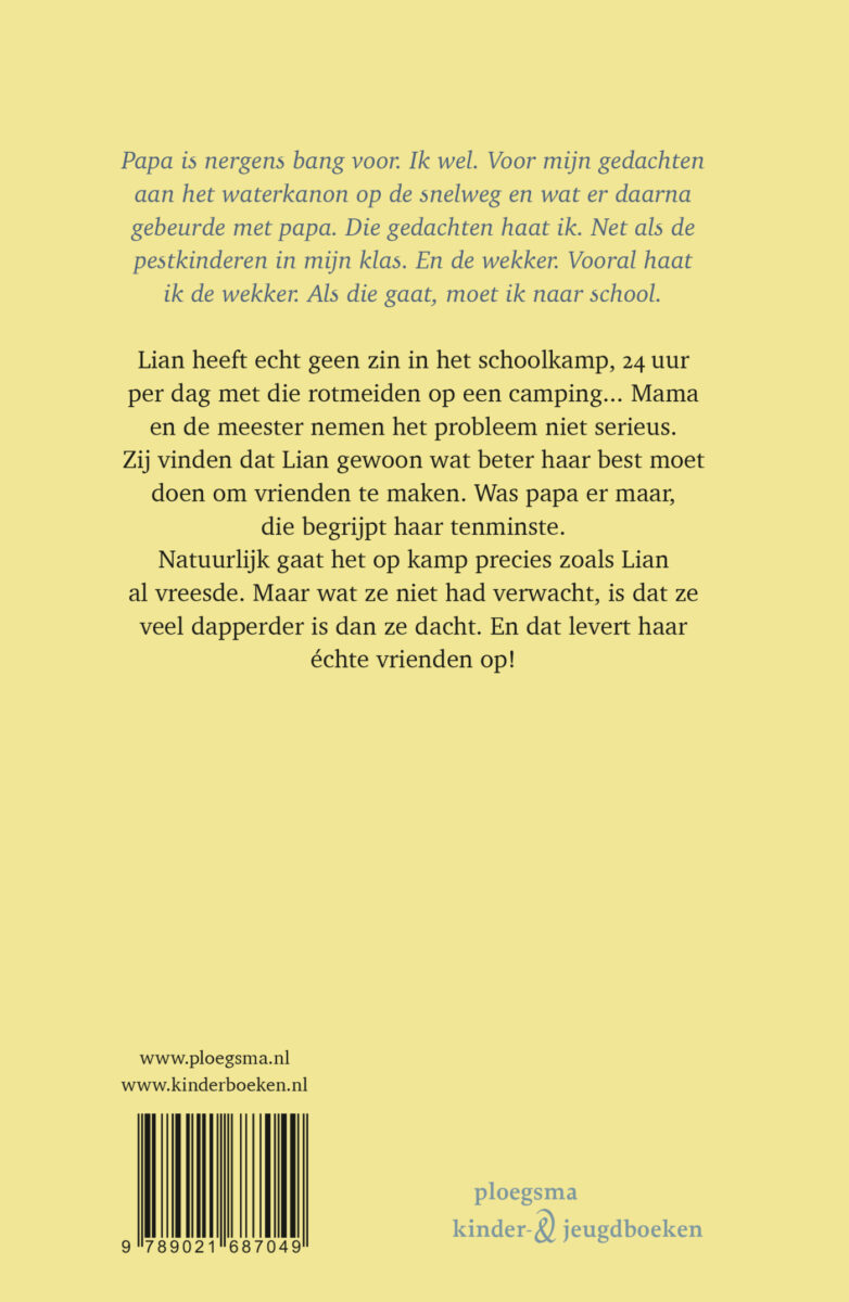 Het regent ganzen – achterflap