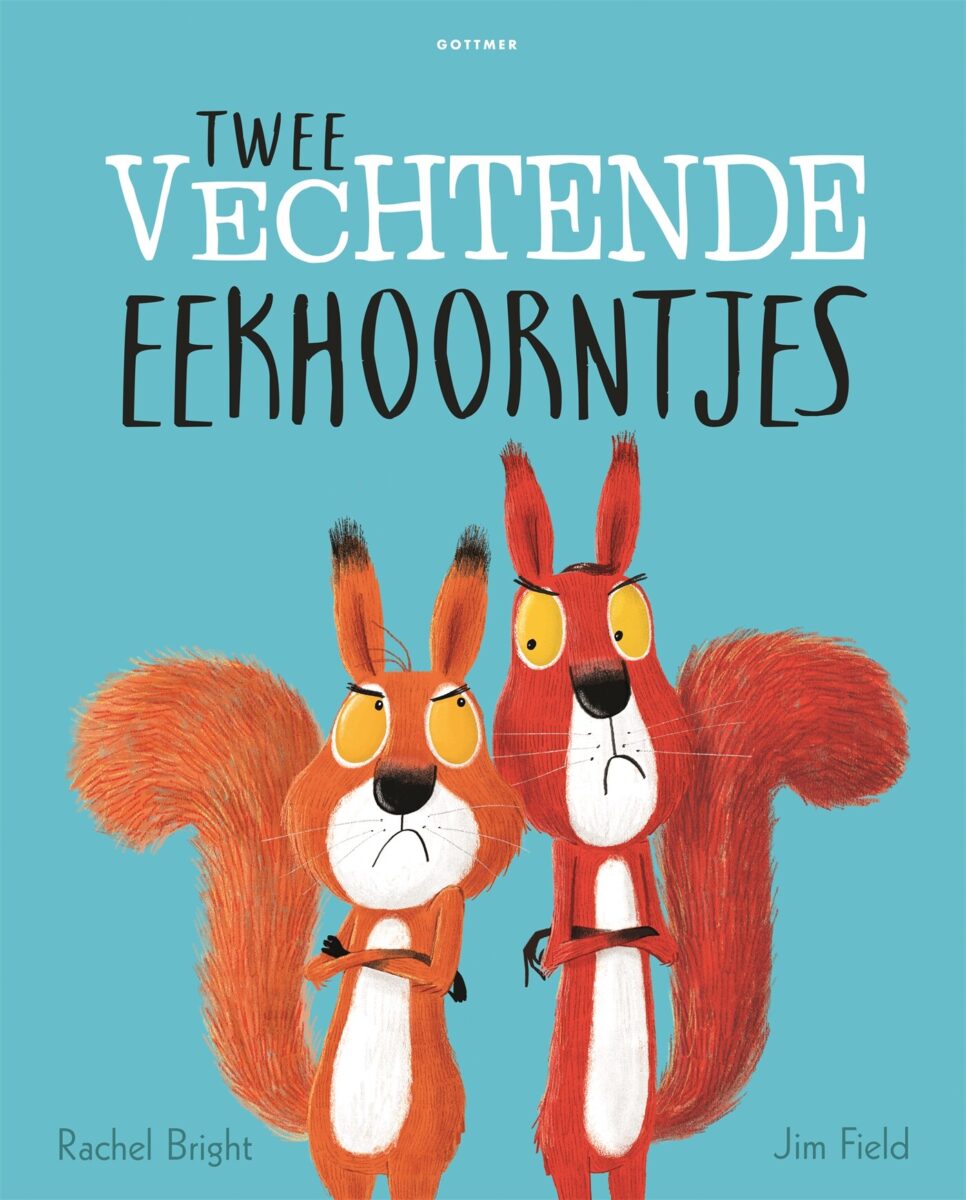 Twee vechtende eekhoorntjes – cover