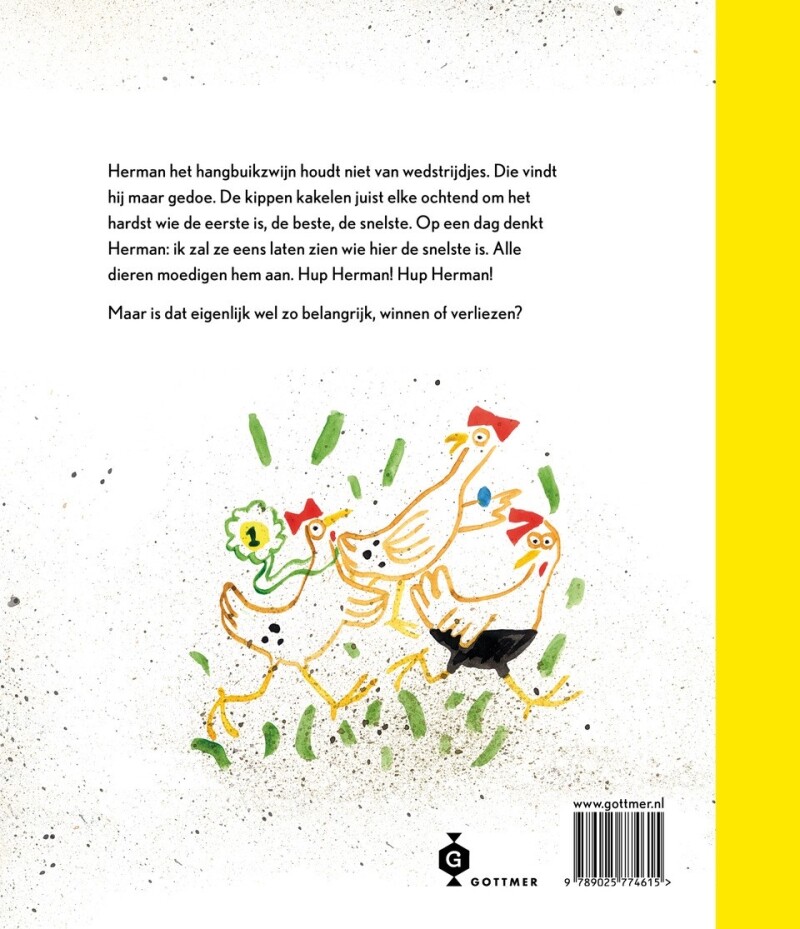 Hup Herman! – achterflap