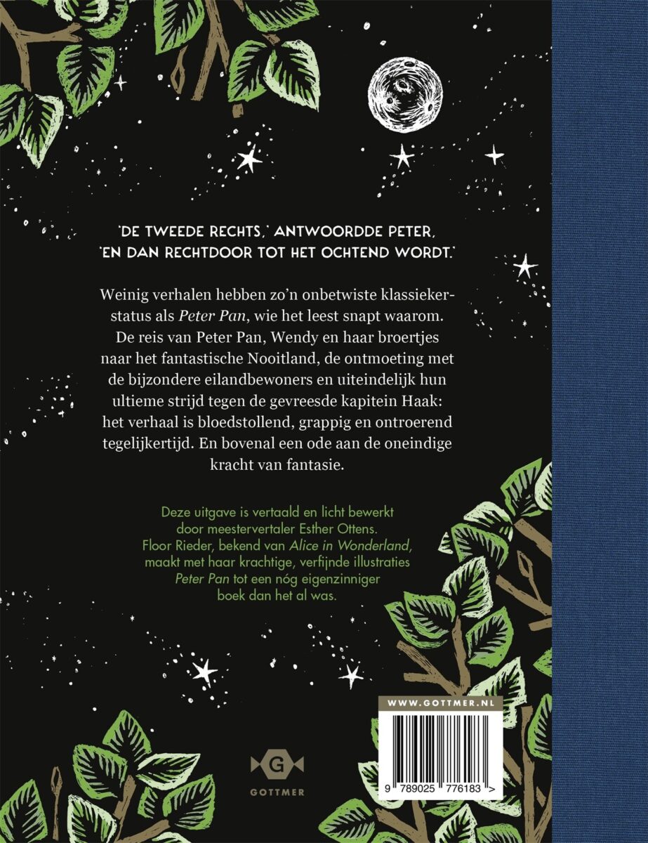 Peter Pan – achterflap