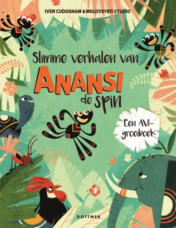 Slimme verhalen van Anansi de spin – cover