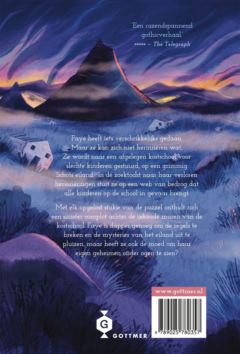 Het eiland aan de rand van de nacht – achterflap