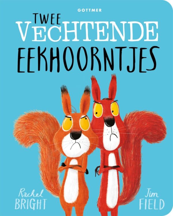 Twee vechtende eekhoorntjes – cover