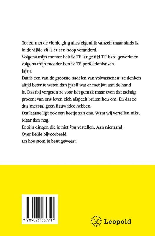 Er is geen vorm waarin ik pas – achterflap