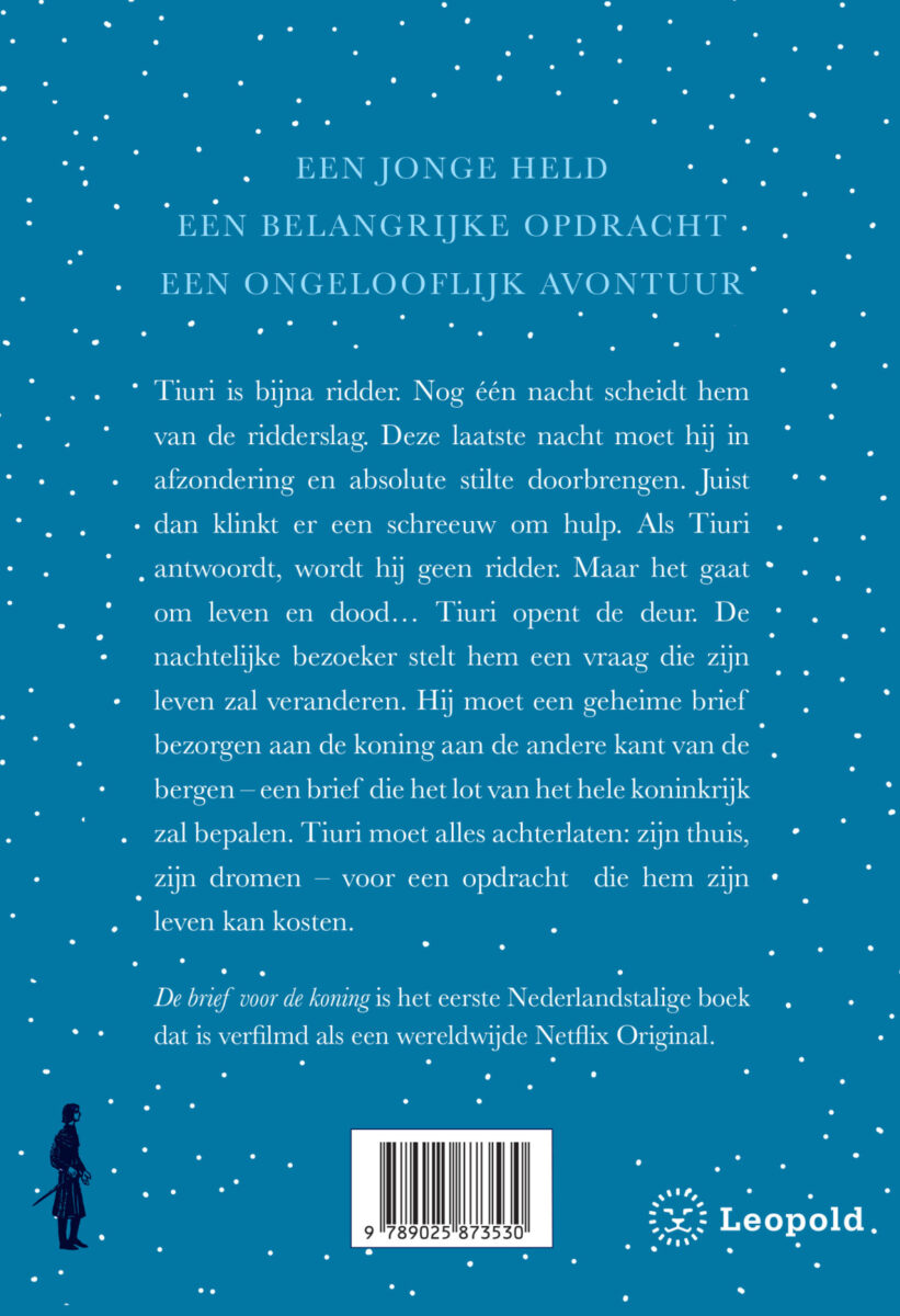 De brief voor de koning – achterflap