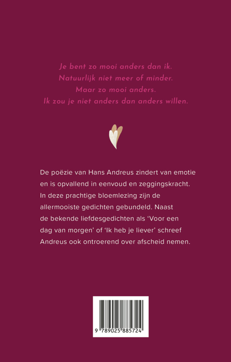 Je bent zo mooi anders – achterflap