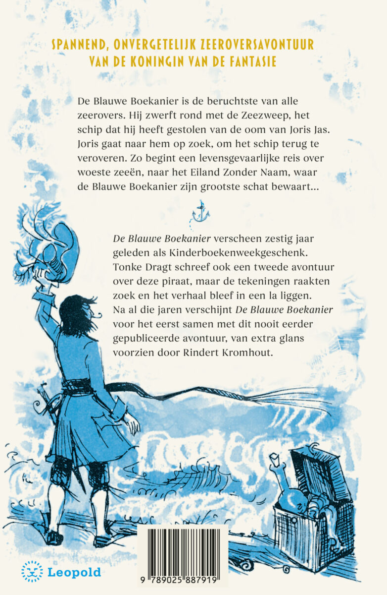 De schat van de Blauwe Boekanier – achterflap
