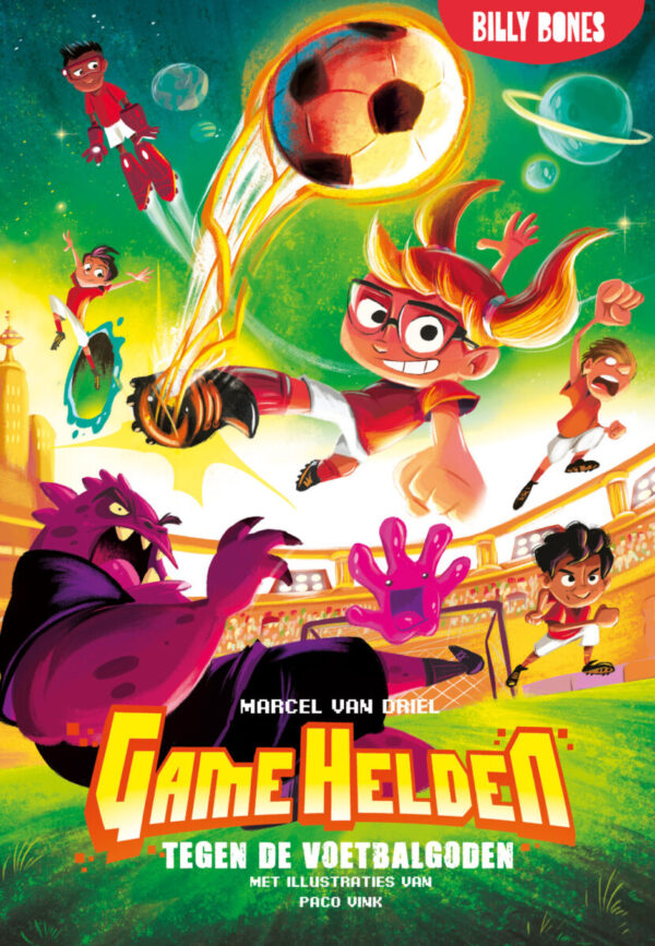 Game helden tegen de voetbalgoden – cover