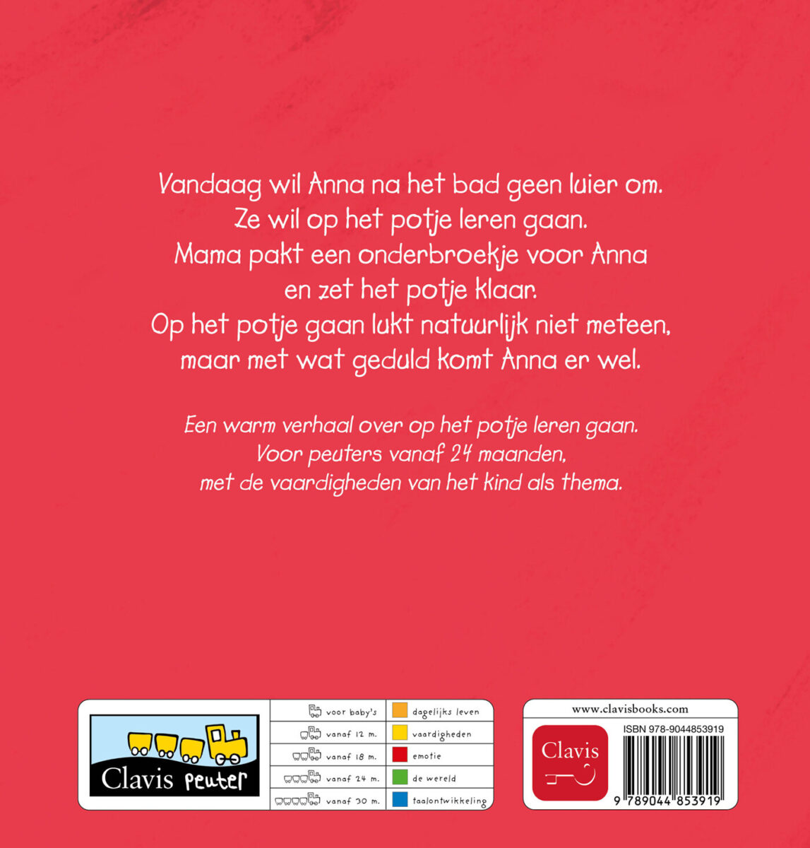 Anna en haar potje – achterflap