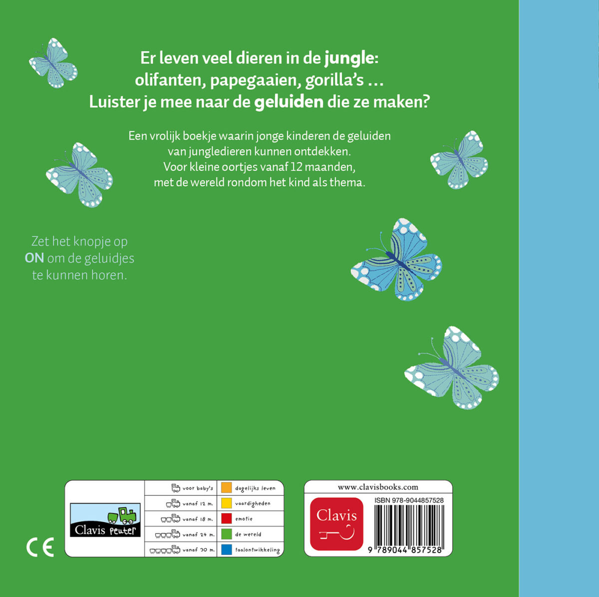 De jungle – achterflap