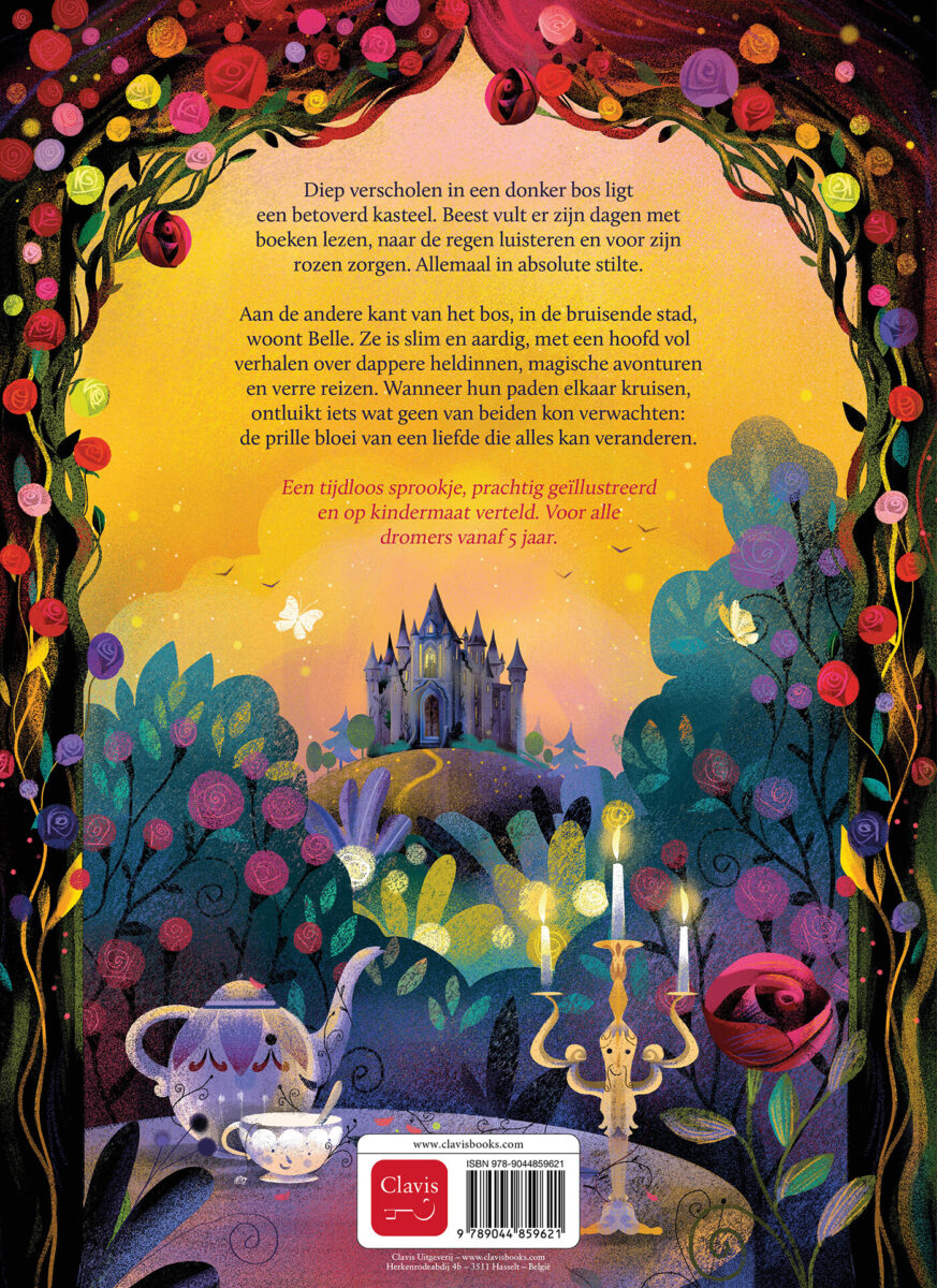 Belle en het beest – achterflap