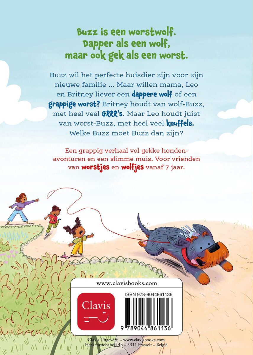 Buzz het worstwolfje – achterflap