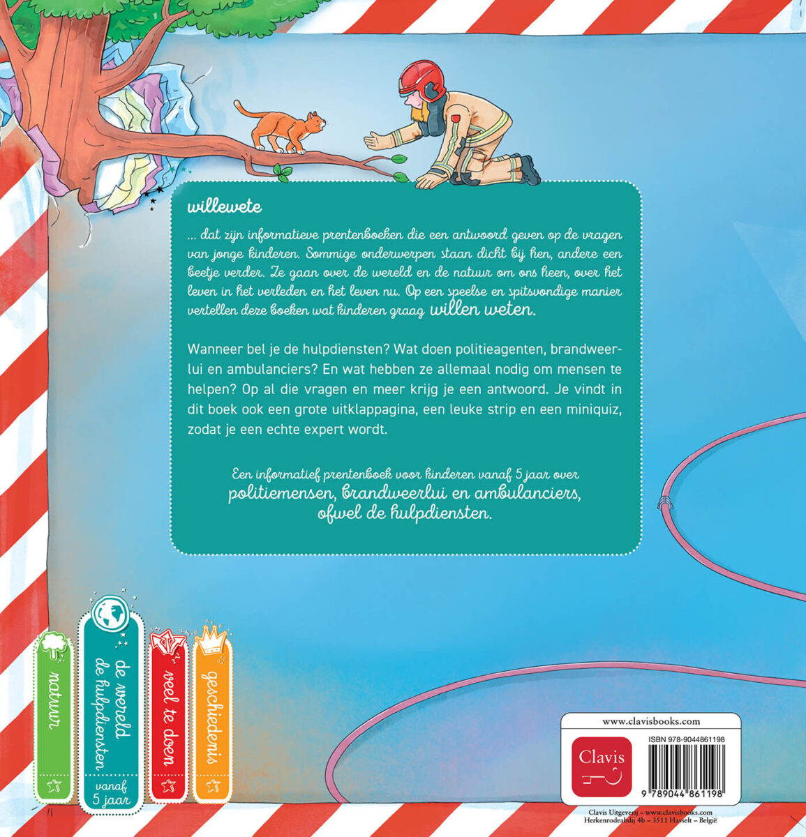 De hulpdiensten – achterflap