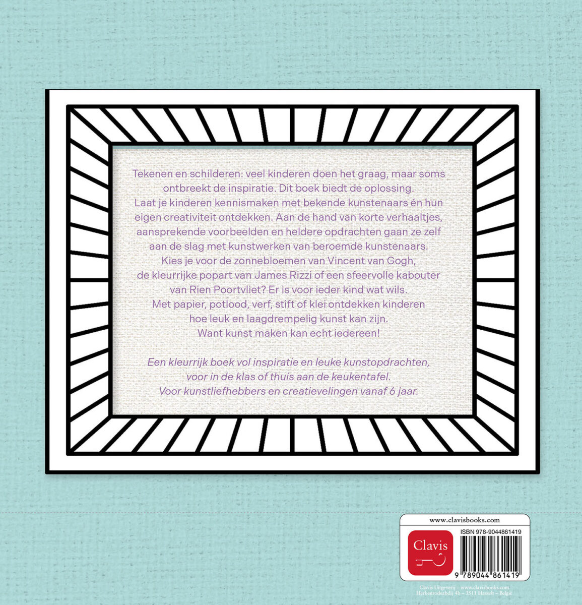 Kunst maken … Iedereen kan het! – achterflap