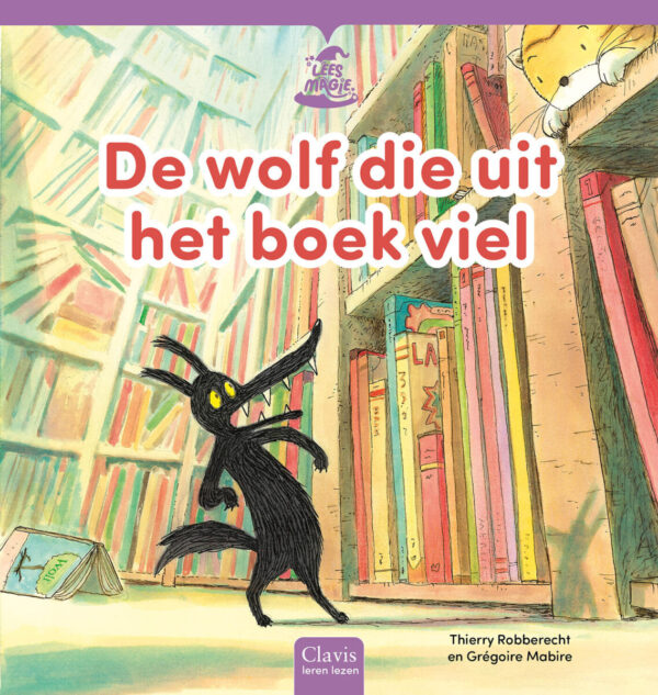 De wolf die uit het boek viel – cover