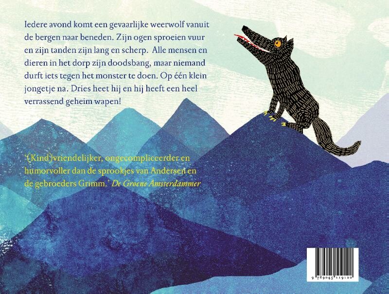 Dries en de weerwolf – achterflap