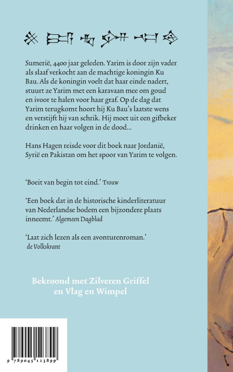 De reis van Yarim – achterflap