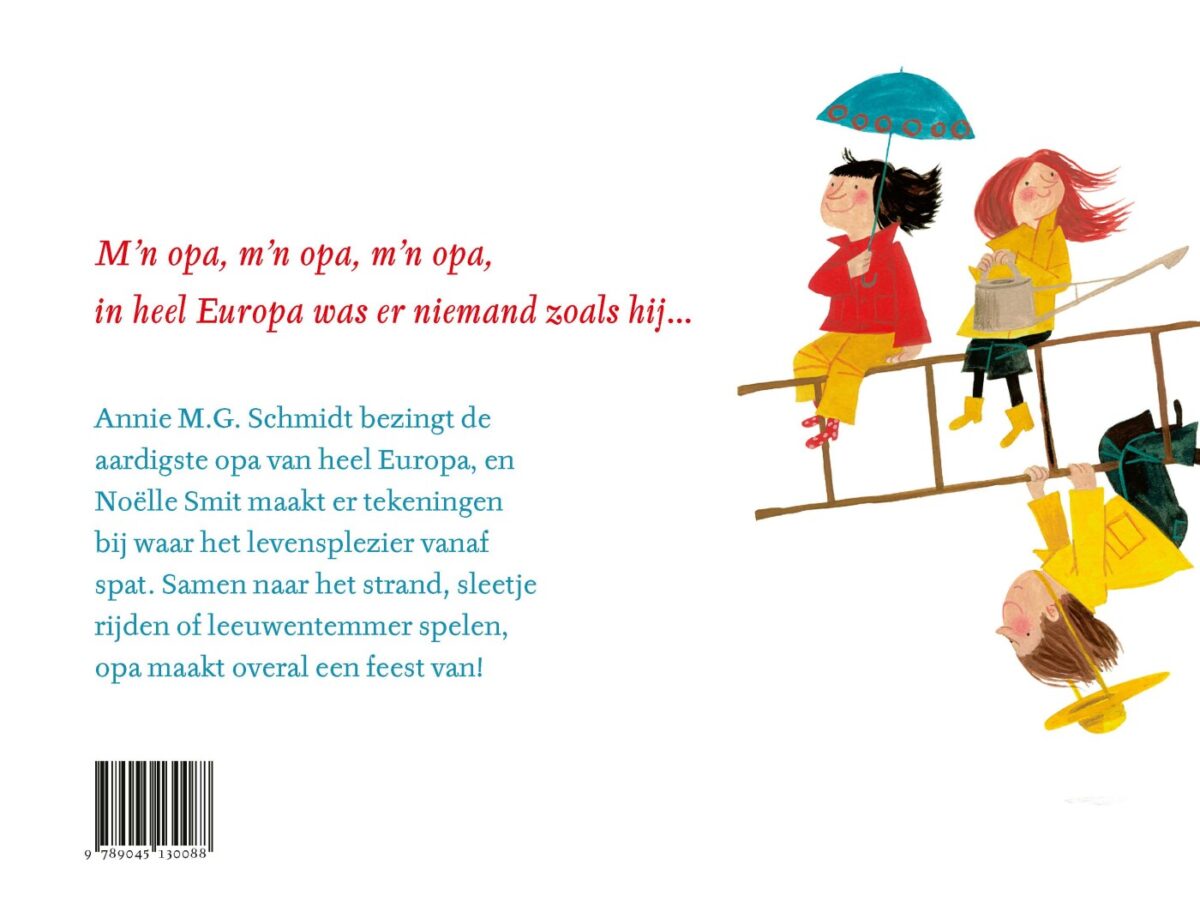 M’n opa – achterflap